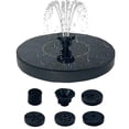 thumbnail image 2 of Solar Powered Floating Water Fountain, Outdoor Bird Bath Bubbler with 6 Spray Jets, Eco-Friendly Pond Landscape Pump, 2 of 6