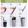thumbnail image 6 of Self Watering Planters Pots Set of 2, 23 Inch Tall Plant Pots with Water Level Indicator & Drainage Holes, Indoor Outdoor Flower Pots for Patio, Garden, Living Room, Office, 6 of 9