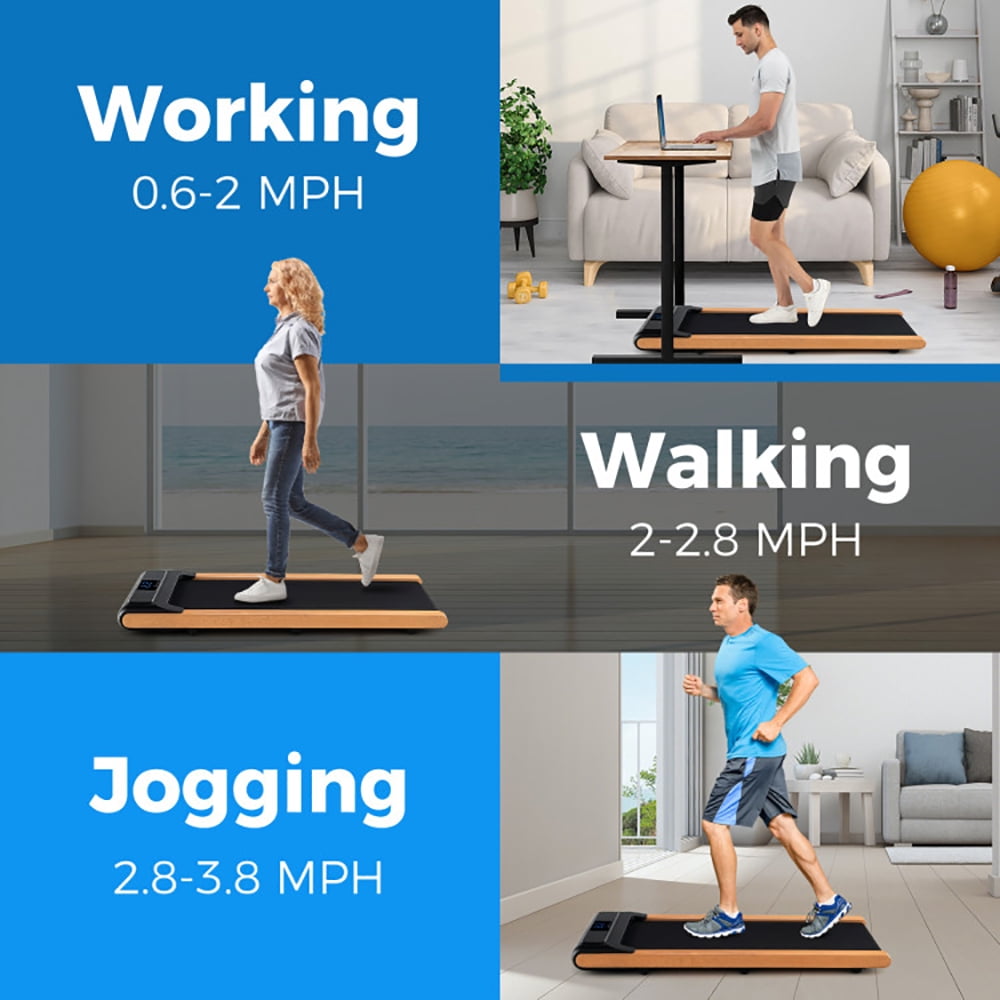 Barara King Treadmill, Electric Treadmill, Walking Jogging Machine,3-in-1 Walking Pad with Remote and Smart APP Control for Home Office