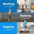thumbnail image 6 of Topcobe 3-in-1 Walking Pad with Remote and Smart APP Control for Home Office, Portable Under Desk Treadmill, 6 of 10