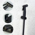 thumbnail image 3 of Black Handheld Toilet Sprayer Stainless Steel Bathroom Bidet Set With Hose For Shower Spray Wall Or Toilet, 3 of 5