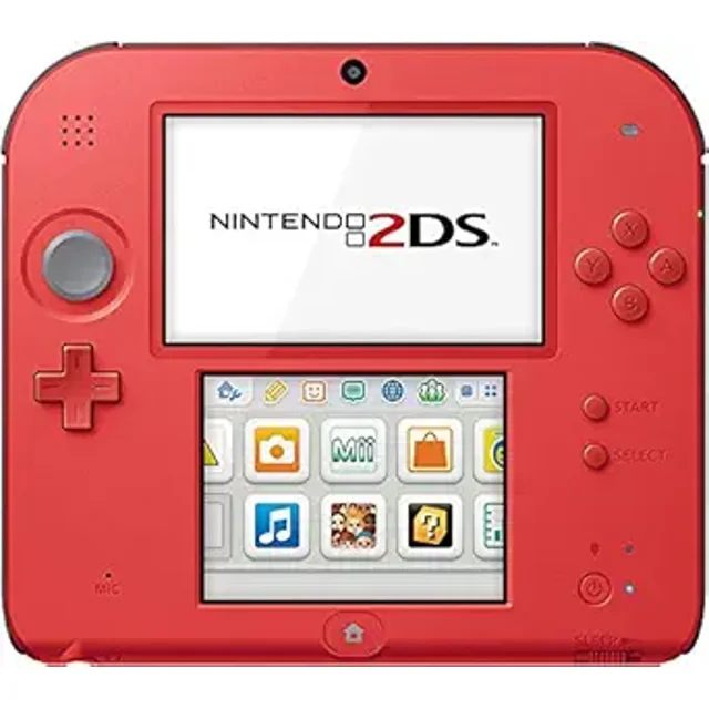 Nintendo – 2DS Consola Portátil Videojuegos - Roja – (Reacondicionado)