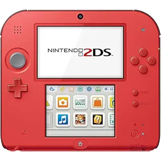 Nintendo – 2DS Consola Portátil Videojuegos - Roja – (Reacondicionado)