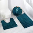 thumbnail image 1 of Juego de alfombrillas de baño para baño de 2 piezas Adepaton ZJWJ373-3, 1 of 4