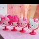 thumbnail image 4 of Suministro de espejo de maquillaje de escritorio con forma de Y de Hello Kitty, espejo pequeño giratorio con cabeza de gato, espejo de mesa elevado, 4 of 5