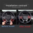 thumbnail image 2 of TINKI Compatible for Honda Pilot 2016-2022 Interior Accessories Carbon Fiber Center Consoles Cover Decals Protector Sticker, Soft Carbon Fiber, Red, 2 of 15