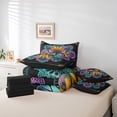 thumbnail image 4 of YST Boho Butterfly 7-Piece Comforter Set, Twin Size, Kawaii Wildlife Theme, 4 of 4