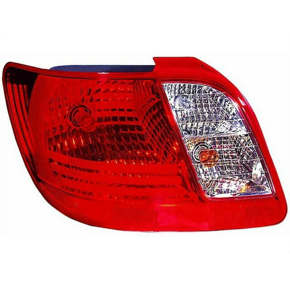 Left Driver Side Tail Light Assembly - Compatible with 2006 - 2011 Kia Rio Sedan 2007 2008 2009 2010