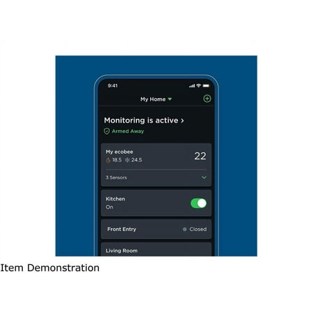 Ecobee EB-RSHM2PK-01 Decibel Rating 1 Maximum Range 1 Range White Household Sensors and Alarms Smart Sensor 2 Pieces 2 Pack