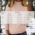 thumbnail image 3 of biudgviw Turtleneck Tops for Women Classic Fit Long Sleeve Sweaters Comfortable Loose Fit Knit Pullover Fall Winter Clothes(Pink,Small), 3 of 5