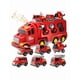 thumbnail image 4 of Vehículo De Juguete De Bomberos Xtellar rojo 7 En 1 Con Juego De Mapas, 4 of 5