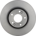 thumbnail image 2 of Brembo KT00493; Brake Kit; Ceramic Brake Pads; 300 Millimeter UV Coated Vented High Carbon Cast Iron One Piece Rotor; With Rotors/ Pads/ Pad Wear Sensor/ Mounting Hardware, 2 of 3