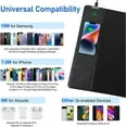 thumbnail image 6 of Miroddi Mouse Pad with Wireless Charging, Gaming Mousepad with 15W Wireless Charger, Large Desk Mat with Waterproof Non-Slip Rubber Base, 6 of 8