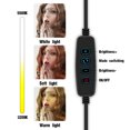 thumbnail image 3 of Graflsoa 10-Inch Adjustable LED Ring Light with 3 Color Modes, 10 Brightness Levels, Foldable Tripod, and Universal Phone/Tablet Holder for Streaming, Makeup, and Video Calls, 3 of 6