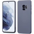 thumbnail image 1 of WWS-Case for Samsung Galaxy S9, Soft Liquid Silicone Phone Cover Shockproof Full Body Protection S9 Phone Case with Anti-Scratch Microfiber Lining - Grey Blue, 1 of 4