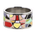 thumbnail image 1 of Miangastore 1pc Fashionable Scarf Ring Scarves Buckle Smooth Titanium Steel Dressing Buckle, 1 of 9