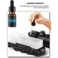thumbnail image 3 of Train Diffusers for Essential Oils, 300ML Essential Oil Diffuser Cool Mist Humidifier Aroma Diffuser with Night Light for Bedroom Desk (Black), 3 of 9