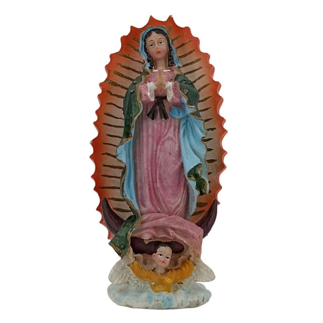 Escultura de resina de Nuestra Señora Virgen María, 22 cm, religiosa