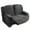 Dark Grey, variant on SHANNA Stretch Recliner Sofa Cover Sofa Slipcover, 3 Seater Couch Cover Furniture Protector, Burgurdy