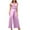 Purple, variant on QUYUON Elegant Jumpsuits for Women Dressy Wedding Guest Ladies Rompers and Jumpsuits Casual Loose Wide Leg Jumpsuits Sleeveless V Neck Evening Party Formal Jumpsuits Back Lace up Style J-153, Green L