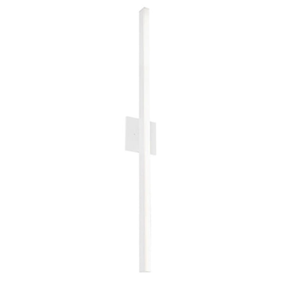 WS10336-WH-Kuzco Lighting-Vega - 26W LED Wall Sconce-37 Inches Tall and 1 Inches Wide-White Finish