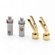 thumbnail image 3 of 8/12pcs Gold Plated Y/U Shape Banana Plugs Set Cable Wire Connector Fork Spade Speaker Banana Adapter Audio Terminals(8pcs), 3 of 5