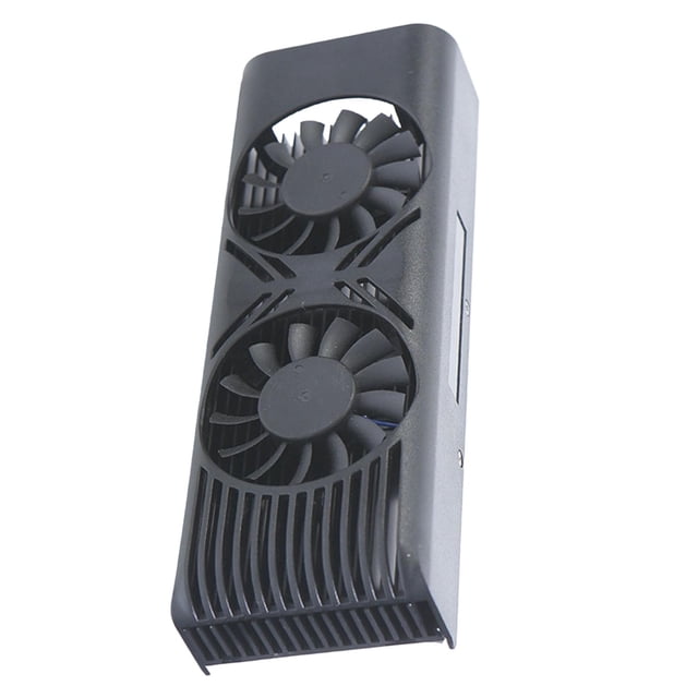 Enfriador de gráfica GP107, ventidor doble, radiador de trasera GPU Universal de gráficas shamjiam Radiador de la tarjeta gráfica