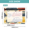 thumbnail image 3 of Retro Vehicles 3-Ring Binder Pouches A4 Size Zipper Pocket File Storage 2 Packs, 3 of 6