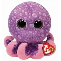 TY Beanie Boos - LEGS the Purple Octopus (Glitter Eyes) (Regular Size - 4.5" Plush)(BONUS 1 FUN CHOPS)