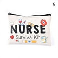 thumbnail image 2 of Nurse Week Christmas Graduation Birthday School Teacher Survival Kit Makeup Bag, 2 of 6