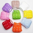thumbnail image 2 of Infant Baby Thin Diapers Reusable Adjustable Nappy Covers Inserts Cloth Diapering, 2 of 8