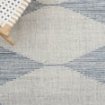 thumbnail image 6 of SAFAVIEH Kilim Lynette Diamond Area Rug, Blue/Ivory, 5' x 8', 6 of 11