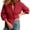 1#Red, variant on qolati Cardigan Sweaters for Women Button Down Long Sleeve Chunky Soft Knit Sweater Fall Winter Warm Open Front Loose Casual Cardigan Coat
