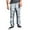 Ice, variant on Victorious Men's Distressed Wash Slim Fit Moto Pants Biker Jeans