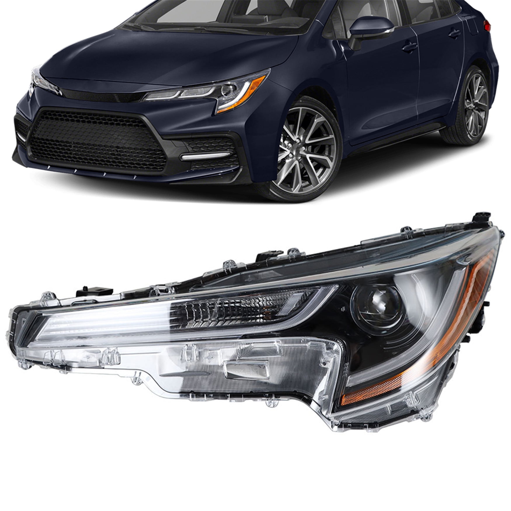 LABLT Projector LED Left Side Headlight Headlamp For 20202021 Toyota