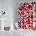 thumbnail image 2 of Pioneer Flower Floral Print Pattern Shower Curtain 72"x84" ,Bathroom Decorative Shower Curtains Set with 12 Hooks,Modern Waterproof Washable Shower Curtain, 2 of 6