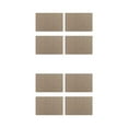 thumbnail image 1 of Inteprter 4 Pieces Linen Double Layer Placemats Home Indoor Non-slide Placemat Pad Cup Washable Outdoor Tableware Type2 NO2, 1 of 6