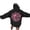 Black, variant on Women's Hoodie Sunflower Bow Graphic Hooded Long Sleeve Pullover Casual Streetwear Top
