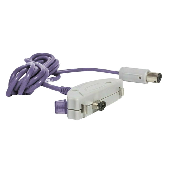 2 accesorios para juegos de jugadores Cable de para GC Advance GBA SP (pies, morado) shamjiam Conexión de cable de enlace de 2 jugadores