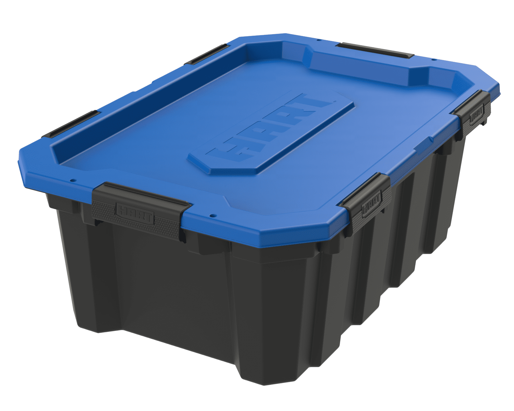 HART 18 Gallon HeavyDuty Weatherproof Plastic Storage Bin with
