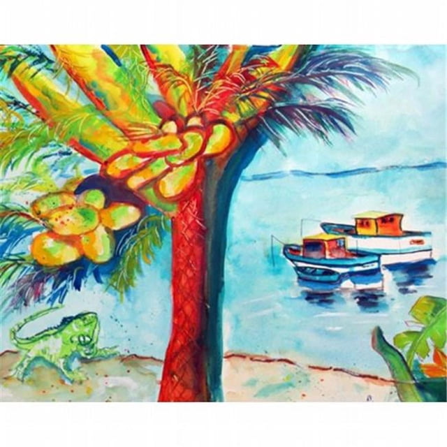 Betsy Drake PM440 Noix de Cacao & Bateaux Set de 4