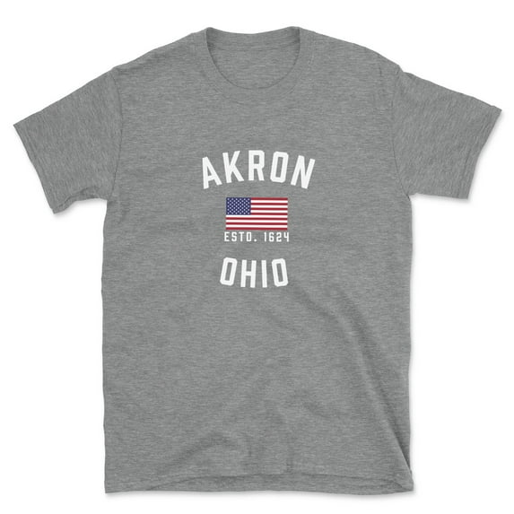 Akron Ohio Patriot Men's Cotton T-Shirt