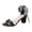 Black, variant on Black Women'S Sandals Bow Block Heel Roman Polka Dots High Heel Casual Versatile Comfortable Lightweight Breathable For Everyday Spring Summer Size 40