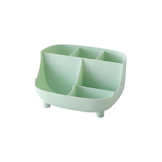 Caja de Almacenamiento de Plástico Papelería de Escritorio Caja de Almacenamiento Papelería Estudiantil Creativa Soporte de Pluma de la Reunión de la Oficina Estudio Estudiantil Soporte de Pluma de Gr