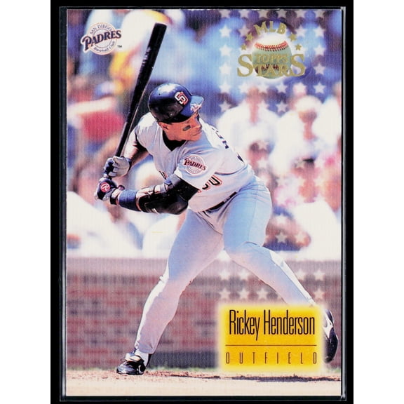 1997 Topps Stars Rickey Henderson San Diego Padres #74 Baseball Card