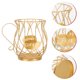 thumbnail image 3 of Hierro Art Hollow Cesta Metal Fruit Holder Snack Cesta de Almacenamiento Tetera Cesta En Forma, 3 of 5