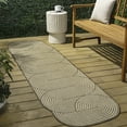 thumbnail image 4 of JONATHAN Y SHAPES 2 x 8 Runner Rug, Margot Geometric Arch Stripe - Beige/Brown, SHP201A-28, 4 of 7