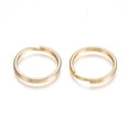 10pc 304 Stainless Steel Split Rings Double Loops Jump Rings Golden ...