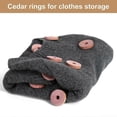 thumbnail image 2 of 24-Pack Cedar Rings for Hangers, Cedar Blocks for Clothing Storage, Natural Aromatic Cedar Wood for Wardrobes and Drawers, 2 of 5