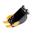 thumbnail image 1 of KLKCMS Excavator Bucket Backhoe Bucket with Metal Tooth Heavy Duty 20cm Steel Trench Digger Attachment for Digging Soil Construction, 1 of 9